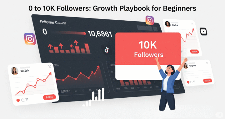 From 0 to 10K Followers: A Step-by-Step Growth Playbook for Beginners